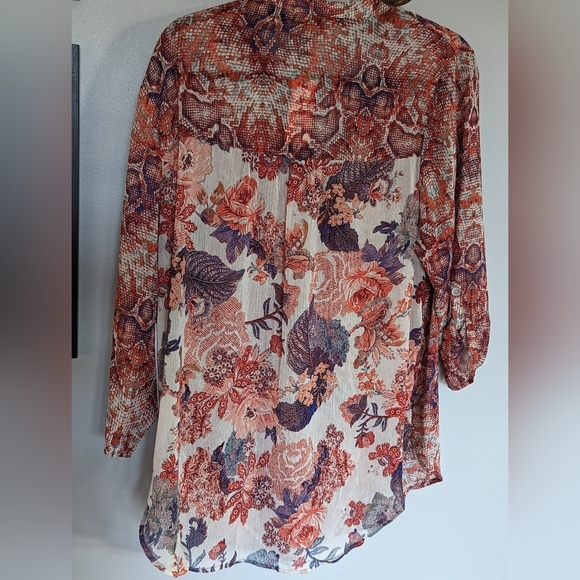 Olive Hill tie up blouse - Picture 6 of 8